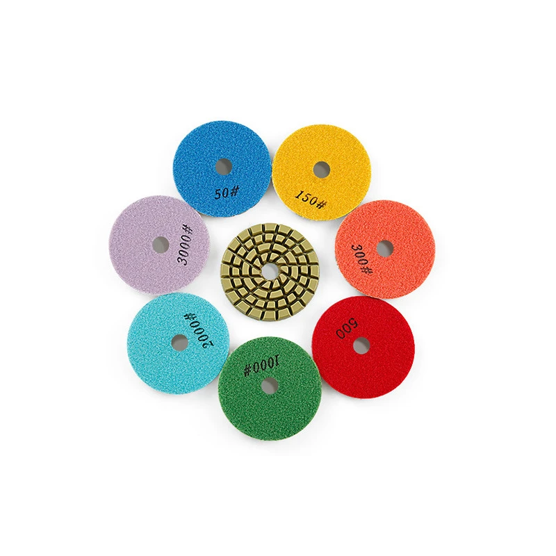 Wet polishing pads